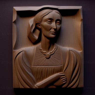 3D model Gabriele Mnter (STL)